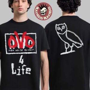 Drake OVO X WWE Collection New World Order OVO 4 Life T-Shirt