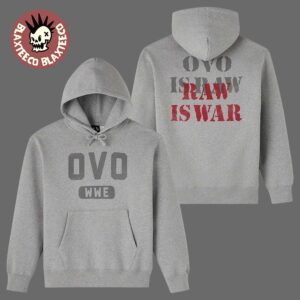 Drake OVO X WWE Collection OVO Is Raw Raw Is War Hoodie