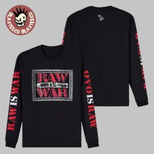 Drake OVO X WWE Collection Raw Is War Long Sleeve T-Shirt