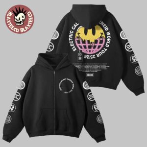 Electric Callboy Tanzneid World Tour 2025 2026 Dripping Globe Zip Hoodie