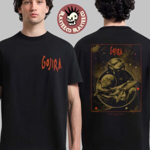 Gojira Nice France 2025 Event Poster At Palais Nikaia On December 8 2025 Two Sided T-Shirt