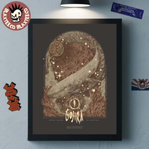 Gojira Paris France 2025 Event Poster At Bercy Accor Arena On November 30 2025 From Mars To Sirius Home Decor Poster Canvas