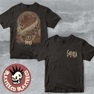 Gojira Paris France 2025 Event Poster At Bercy Accor Arena On November 30 2025 From Mars To Sirius Two Sided T-Shirt