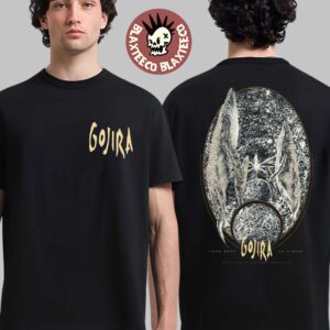 Gojira St Herblain France 2025 Event Poster At Zenith Nantes Metropole On December 2 2025 From Mars To Sirius Two Sided T-Shirt