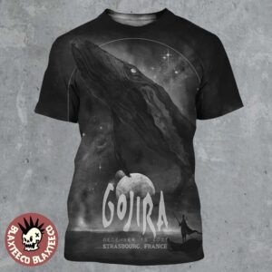 Gojira Strasbourg France 2025 Event Poster At Zenith de Strasbourg Europe On December 12 2025 All Over Print Shirt