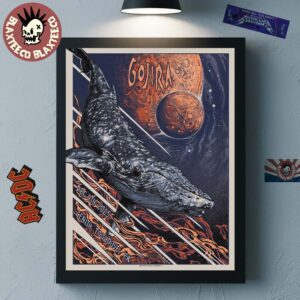 Gojira Toulouse France 2025 Venue Poster At Zenith On December 4 2025 Space Whale Art Home Decor Poster Canvas