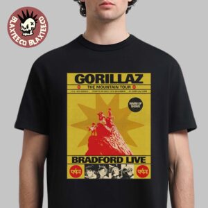 Gorillaz The Mountain Tour Warm Up Shows 2026 Bradford Live On 13 and 14 March 2026 T-Shirt
