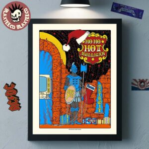 Ho Ho Hot Mulligan Detroit Michigan 2025 Night 2 Event Poster At The Fillmore On December 7 2025 Home Decor Poster Canvas