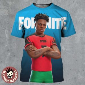 IShowSpeed X Fortnite Skin Reveal Regular Number 7 Skin All Over Print Shirt