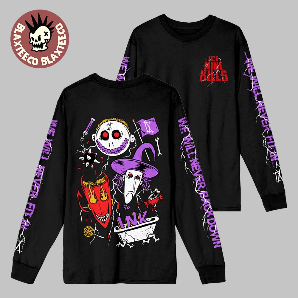 Ice Nine Kills Nightmare On The Ninth Before Christmas 2025 Freak Flag Long Sleeve T-Shirt Ice Nine Kills Nightmare On The Ninth Before Christmas 2025 Freak Flag Long Sleeve T-Shirt