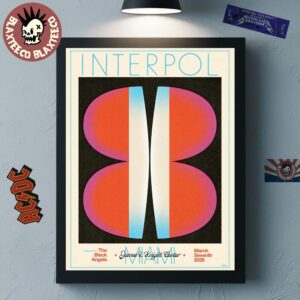 Interpol Miami Florida 2026 Event Poster At James And Knight Center On March 7 2026 Home Decor Poster Canvas