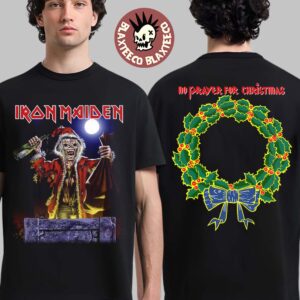 Iron Maiden No Prayer For Christmas 2025 Two Sided T-Shirt