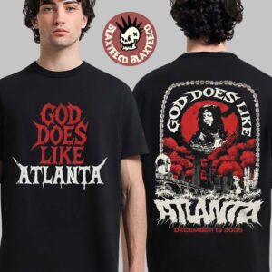JID Atlanta 2025 Exclusive Venue Tee At Coca Cola Roxy On December 19 2025 God Does Like Atlanta T-Shirt