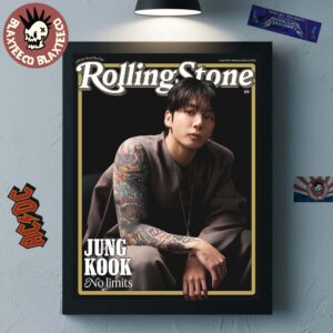 Jung Kook On The Cover Of The Rolling Stone UK No Limits Issue 026 February And March 2026 Home Decor Poster Canvas