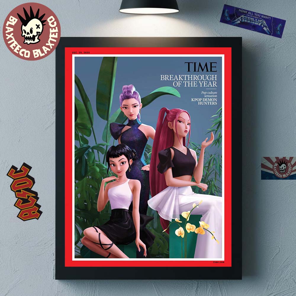 KPop Demon Hunter On The Cover Of TIME Breakthrough Of The Year Issue December 29 2025 Home Decor Poster Canvas KPop Demon Hunter On The Cover Of TIME Breakthrough Of The Year Issue December 29 2025 Home Decor Poster Canvas