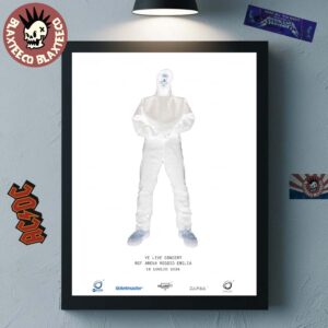 Kanye West Ye Live In Concert In Reggio Emilia At RCF Arena On 18 July 2026 Home Decor Poster Canvas