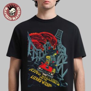 King Gizzard And The Lizard Wizard Brisbane Australia 2025 Event Poster At Princess Theatre On December 9 And 10 2025 T-Shirt