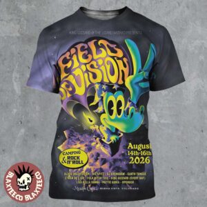 King Gizzard And The Lizard Wizard Field Of Vision Camping And Rock N Roll USA Shows From August 14 To 16 2026 All Over Print Shirt
