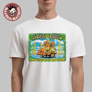 King Gizzard And The Lizard Wizard Naarm Melbourne 2025 Event Poster At Sidney Myer Music Bowl On December 12 2025 T-Shirt