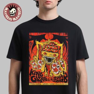 King Gizzard And The Lizard Wizard Warrane Sydney 2025 Event Poster For Australia Enmore Theatre On Sydney 4 And 5 2025 T-Shirt