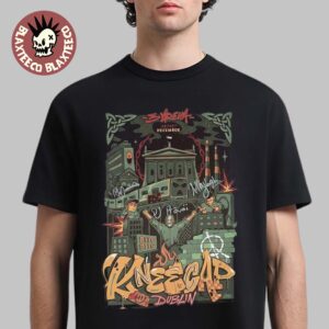 Kneecap Dublin Ireland 2025 Event Poster At 3 Arena On December 16 17 2025 Signed T-Shirt