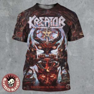 Kreator Krushers Of The World Merch Album Cover All Over Print Shirt