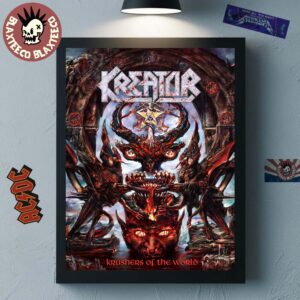 Kreator Krushers Of The World Merch Album Cover Home Decor Poster Canvas