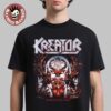 Kreator Krushers of The World Vintage Cover Tracklist Two Sided T-Shirt