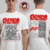 Kreator Krushers of The World Vintage Cover Tracklist Two Sided T-Shirt