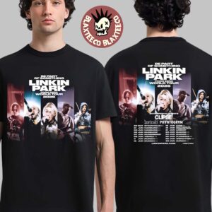 Linkin Park Be Part Of Something From Zero World Tour 2026 Europe Dates Two Sided T-Shirt