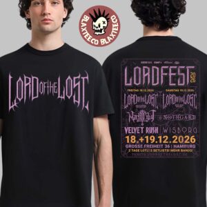 Lord Of The Lost Lordfest 2026 Full Lineup In Hamburg Germany At Grobe Freiheit 36 On December 18 19 2026 T-Shirt