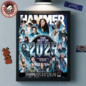 Metal Hammer UK The Best Of 2025 End Of Year Issue Cover Home Decor Poster Canvas