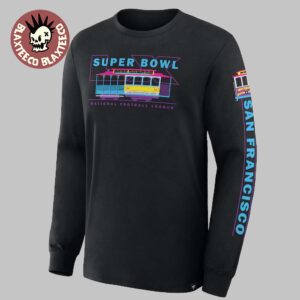 NFL Super Bowl LX Nike San Francisco Bay Arena On February 8 2026 Trolley Car Long Sleeve T-Shirt