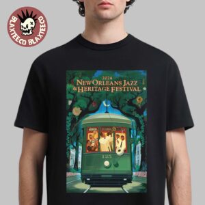 New Orleans Jazz And Heritage Festival 2026 125th Anniversary Of Louis Armstrong 125 Streetcar T-Shirt