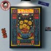 Phish New Year’s Run 2025 Second Limited Edition Event Poster In New York City At Madison Square Garden On December 28-31 2025 By Darren Shaddick Poster Canvas