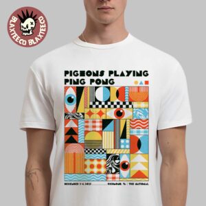 Pigeons Playing Ping Pong Richmond Virginia 2025 Event Poster At The National On December 5-6 2025 T-Shirt