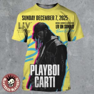 Playboi Carti Live At LIV Miami On December 7 2025 Basel Edition All Over Print Shirt