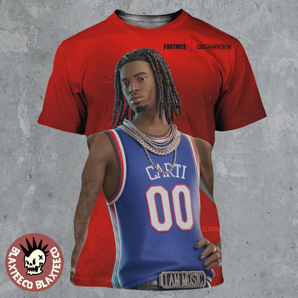 Playboi Carti X Fortnite I Am Music Default Skin All Over Print Shirt Playboi Carti X Fortnite I Am Music Default Skin All Over Print Shirt