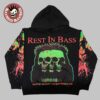 Praiseche Rest In Bass Is The Last Sense Alive Gavin Skull Yellow Hoodie