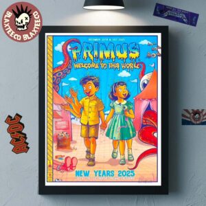 Primus Welcome To This World New Years 2025 Event Poster In Oakland California Live At The Fox Theater On December 30 And 31 2025 Decor Poster Canvas