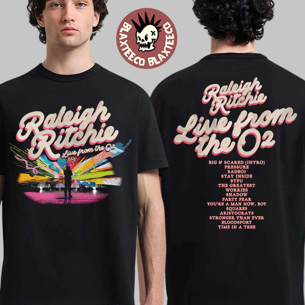Raleigh Ritchie Live From The O2 Tracklist T-Shirt Raleigh Ritchie Live From The O2 Tracklist T-Shirt