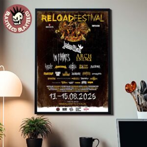 Reloaded Festival 2026 Full Lineup Poster In Sulingen Germany From August 13 To 15 2026 Home Decor Poster Canvas