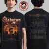 Sabaton Legendary Tour Europe 2025 Legends Of Hannover Germany Pop Up Shop On December 8 2025 Two Sided T-Shirt