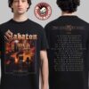 Sabaton Legendary Tour Europe 2025 Legends Of Stockholm Sweden Pop Up Shop On December 13 2025 Two Sided T-Shirt