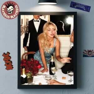 Sabrina Carpenter Man’s Best Friend Bonus Track Version Featuring Such A Funny Way Album Cover Poster Canvas