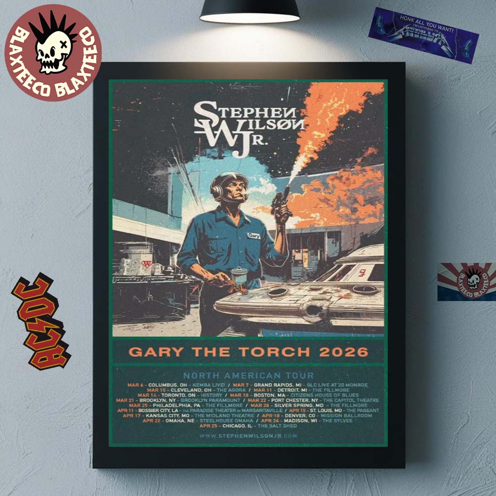 Stephen Wilson Jr Gary The Torch 2026 Tour Schedule Dates Home Decor Poster Canvas Stephen Wilson Jr Gary The Torch 2026 Tour Schedule Dates Home Decor Poster Canvas