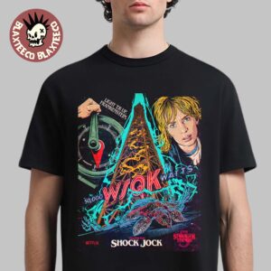 Stranger Things 5 Chapter 5 Shock Jock Poster By Butcher Billy Light Er Up Frankenstein T-Shirt
