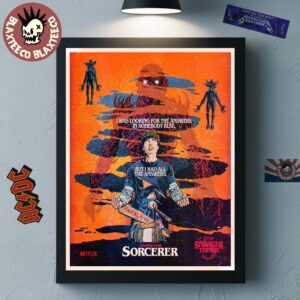 Stranger Things 5 Chapter Four Sorcerer Poster By Butcher Billy I Was Looking For The Answers In Somebody Else Decor Poster Canvas