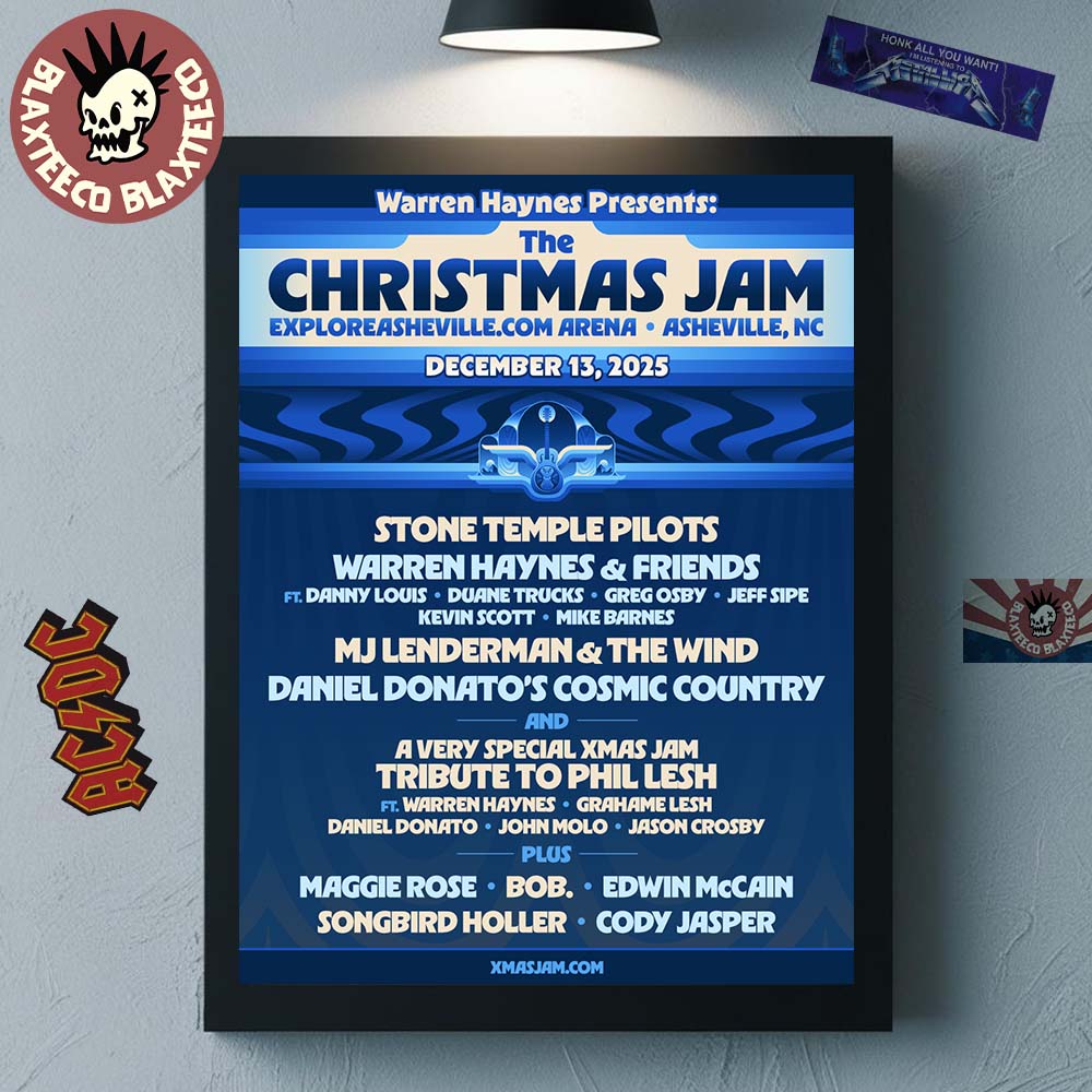 The Christmas Jam 2025 Full Lineup Poster In Asheville North Carolina At Exploreasheville.com Arena On December 13 2025 Poster Canvas The Christmas Jam 2025 Full Lineup Poster In Asheville North Carolina At Exploreasheville.com Arena On December 13 2025 Poster Canvas