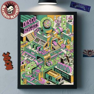 The Disco Biscuits Chicago Illinois Events Poster At Thalia Hall On December 20 21 2025 Home Decor Poster Canvas